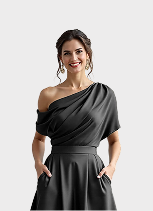 Rick Owens Draped Column Dress